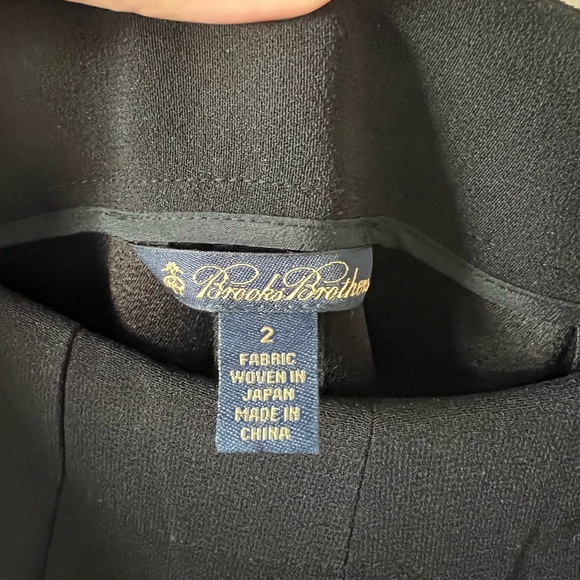 Brooks Brothers Black Pleated pants - Picture 3 of 3